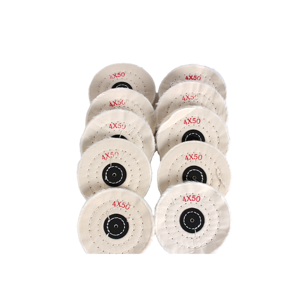 OPAVIOC 4 Inch White Buffing Wheel