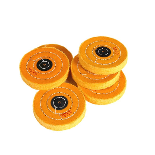 OPAVIOC 4 inch yellow buffing wheel